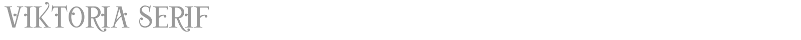 Viktoria Serif font preview